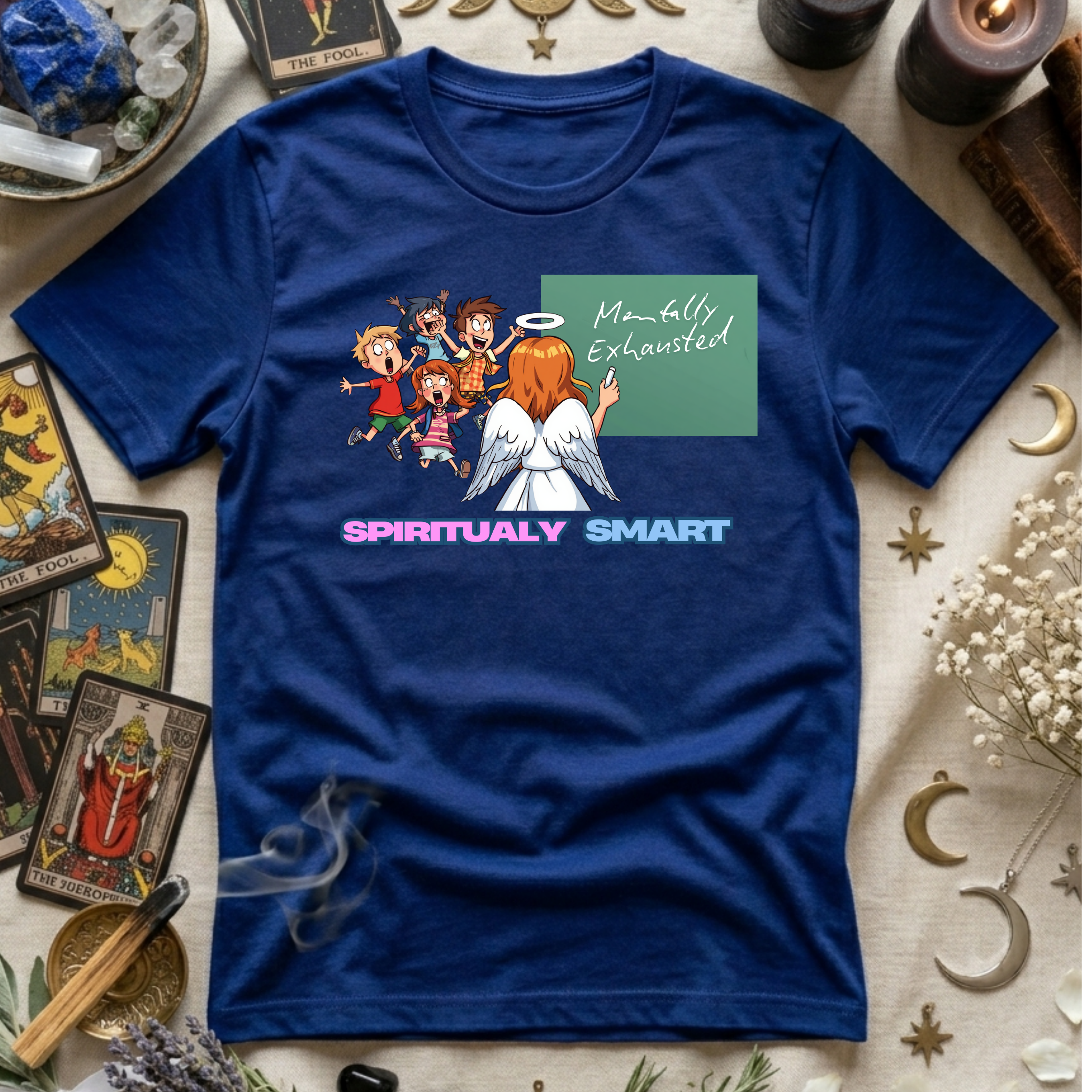 Spiritually Smart Mentally Exhausted T-Shirt