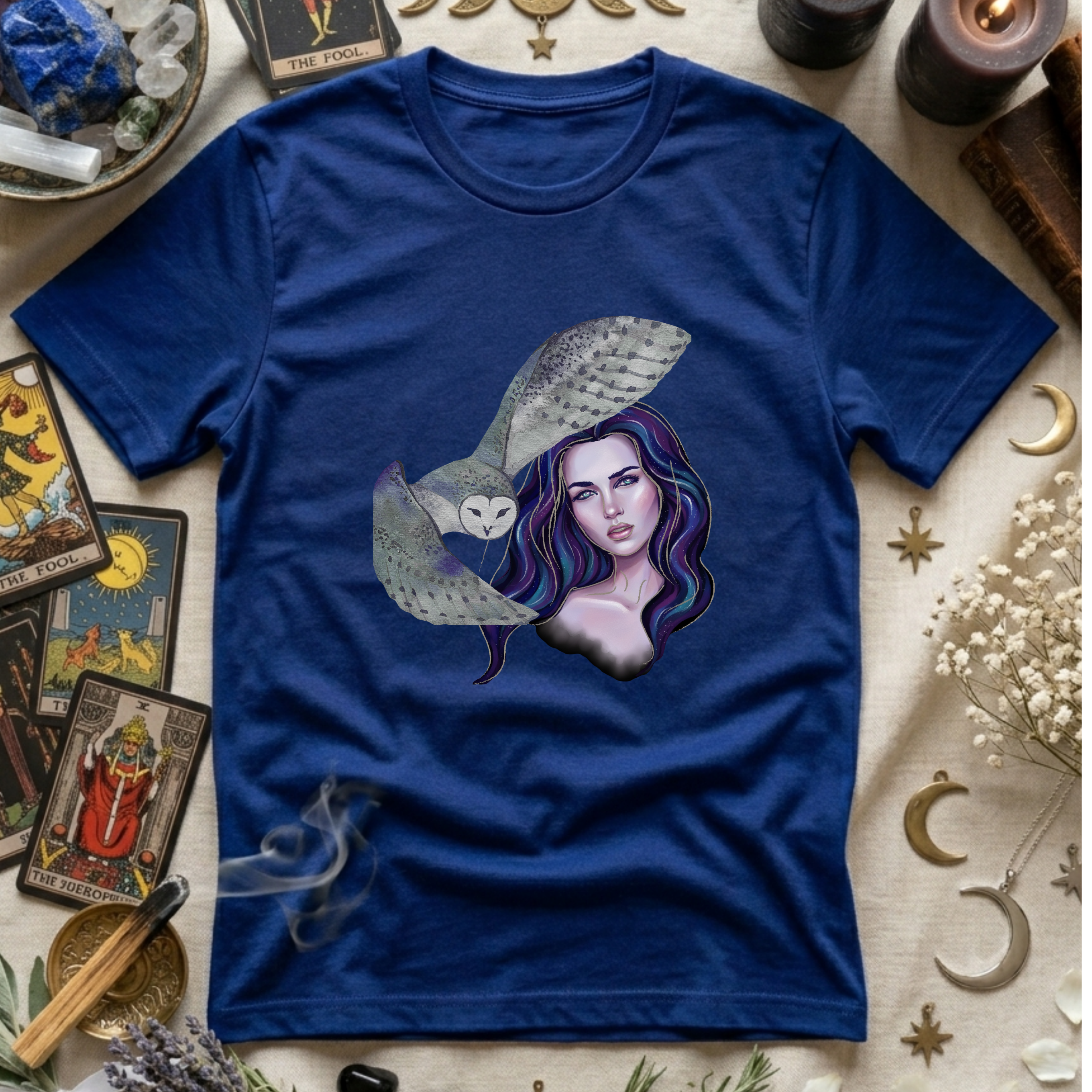Mystic Owl + Woman T-Shirt