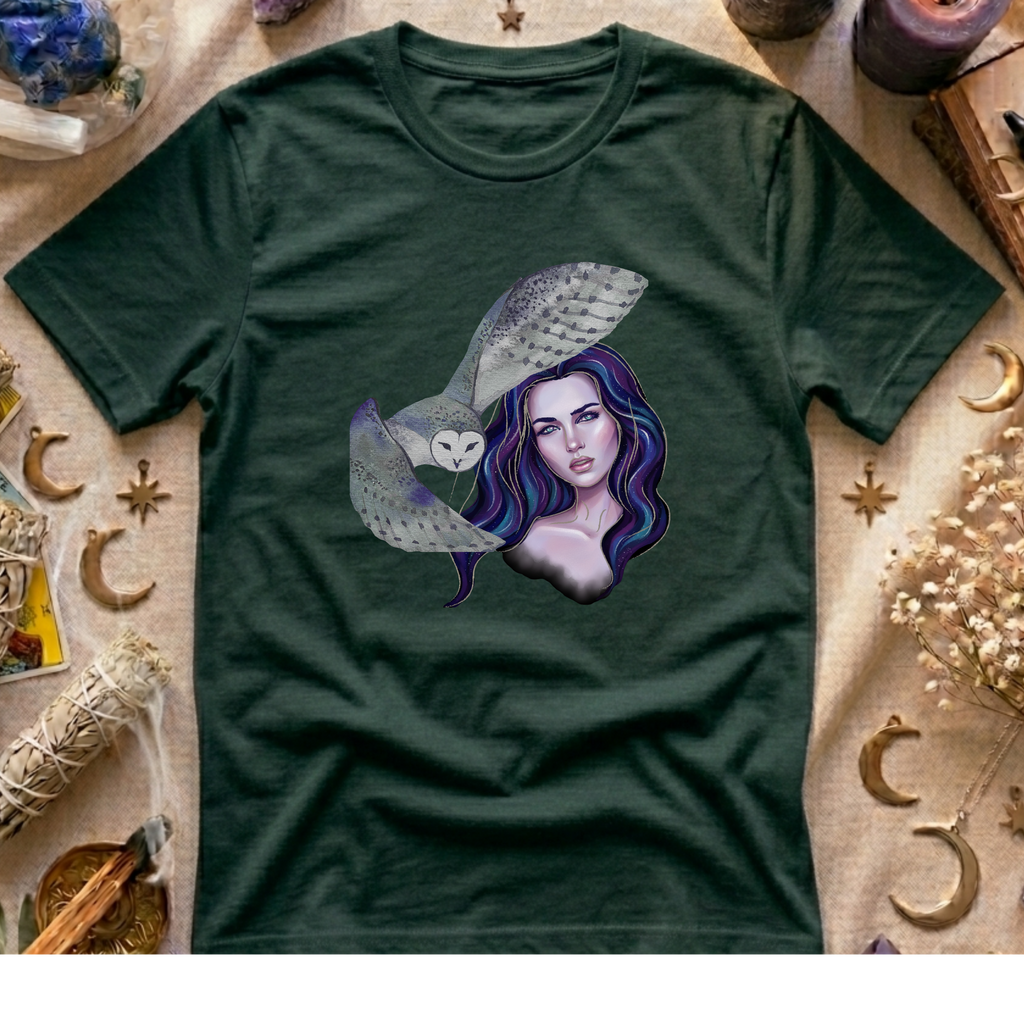 Mystic Owl + Woman T-Shirt