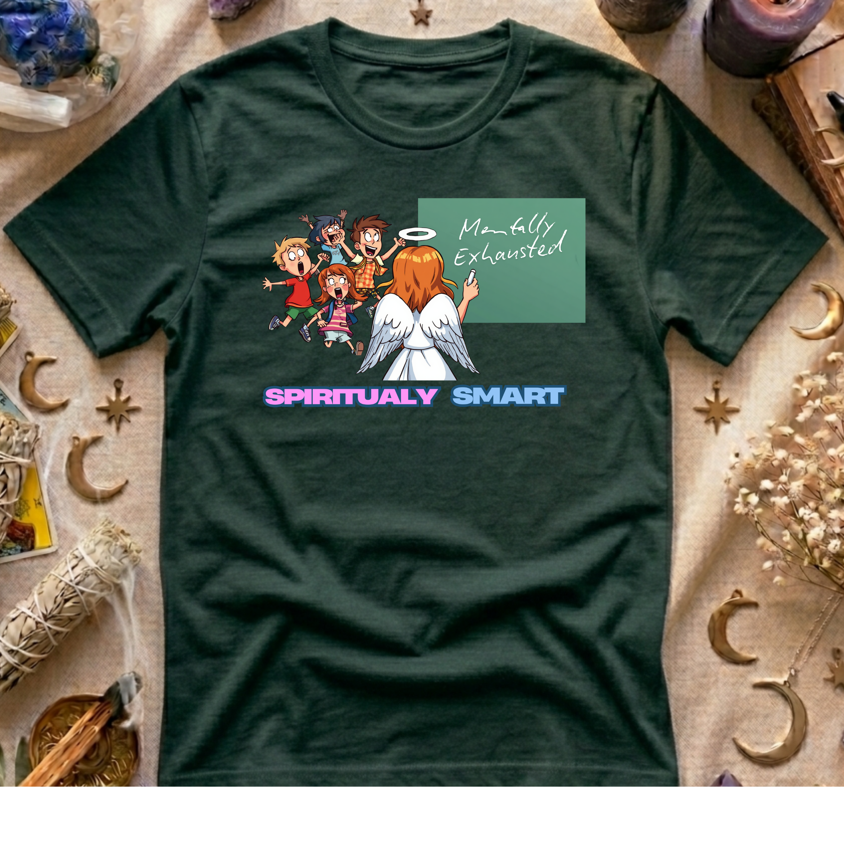 Spiritually Smart Mentally Exhausted T-Shirt