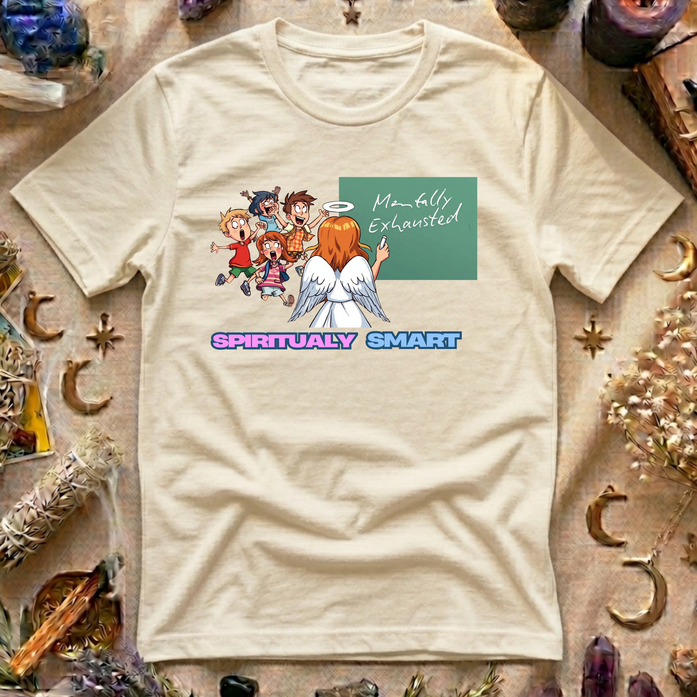 Spiritually Smart Mentally Exhausted T-Shirt