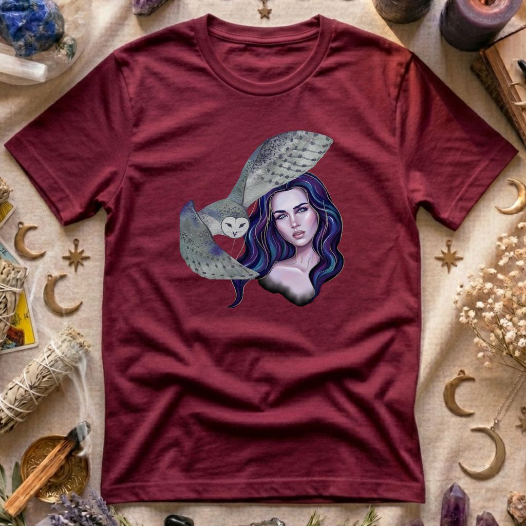 Mystic Owl + Woman T-Shirt