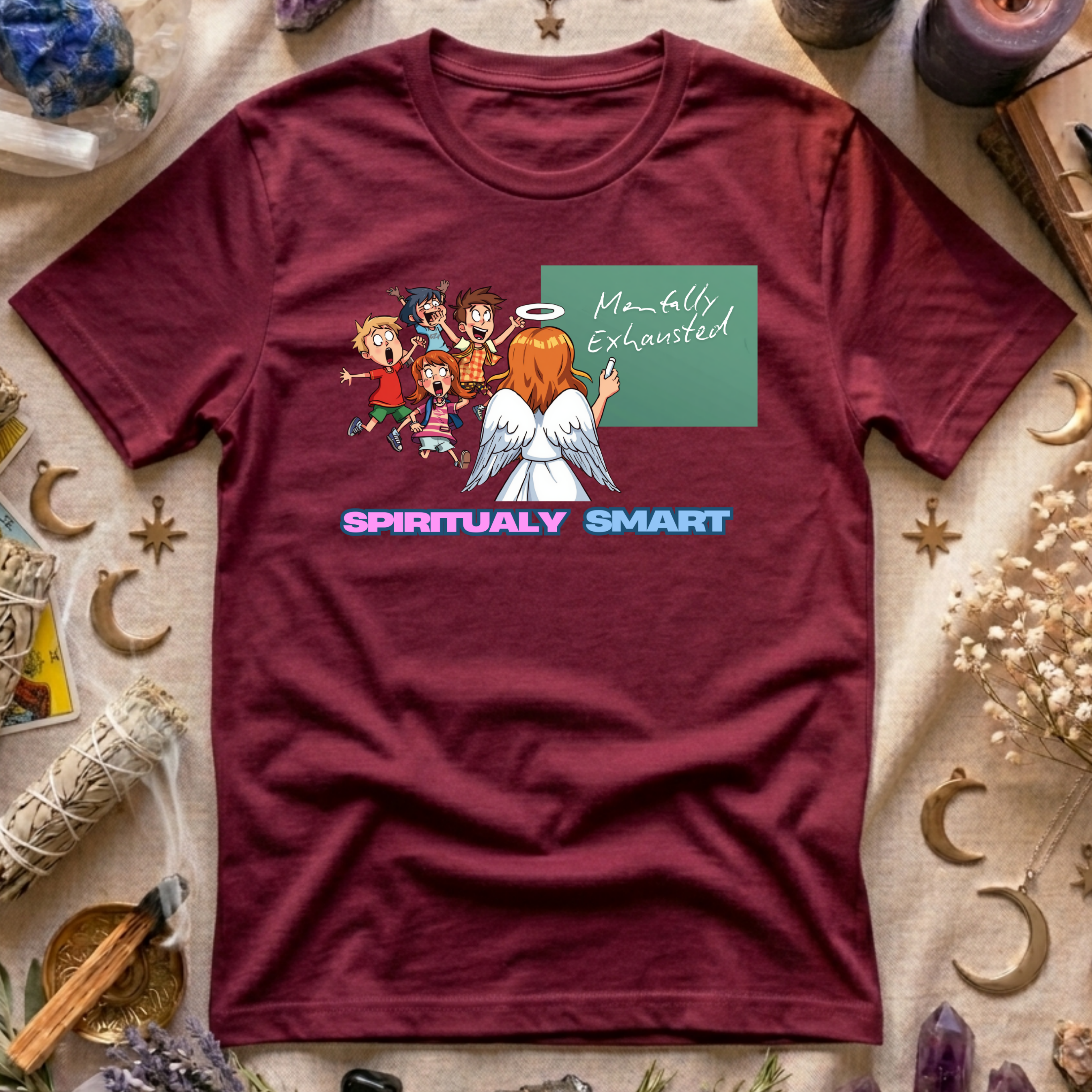 Spiritually Smart Mentally Exhausted T-Shirt
