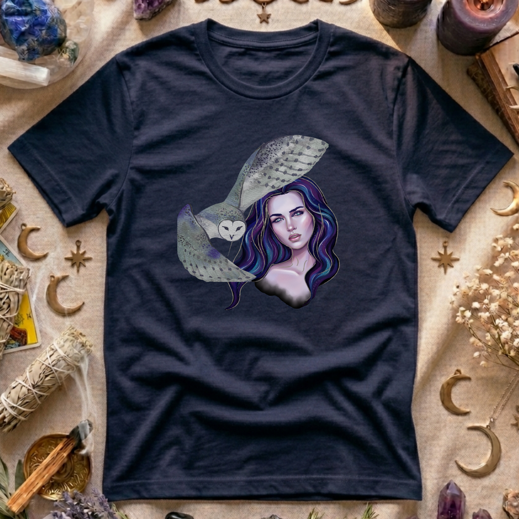 Mystic Owl + Woman T-Shirt