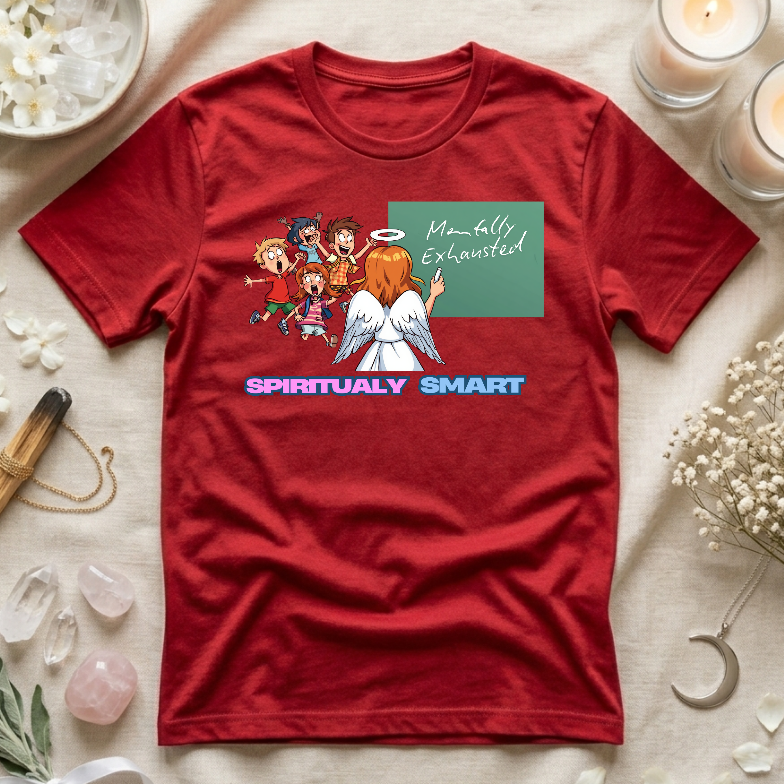 Spiritually Smart Mentally Exhausted T-Shirt